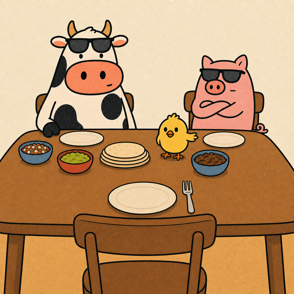 Terra Madre's coalition at the table with one empty seat set for you